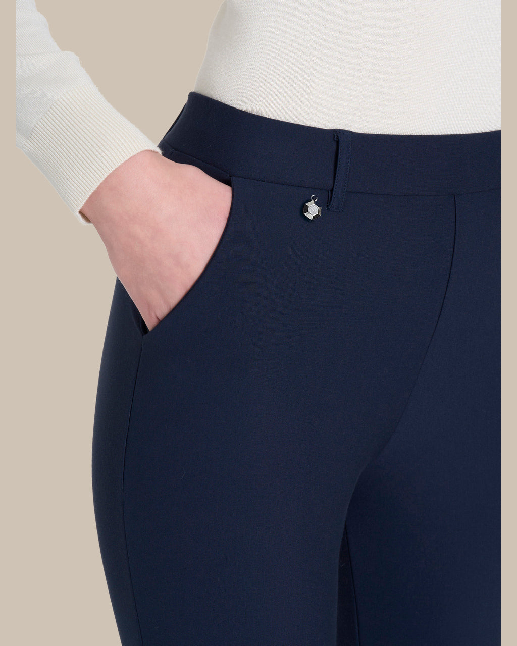 Ragno Abbigliamento Pantaloni straight in tessuto Compact 
