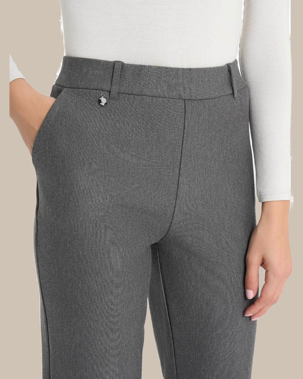Ragno Abbigliamento Pantaloni straight in tessuto Compact 