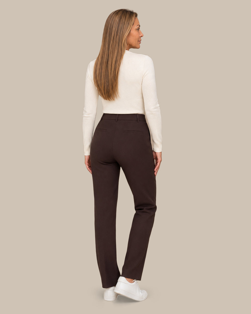 Ragno Abbigliamento Pantaloni straight in tessuto Compact 