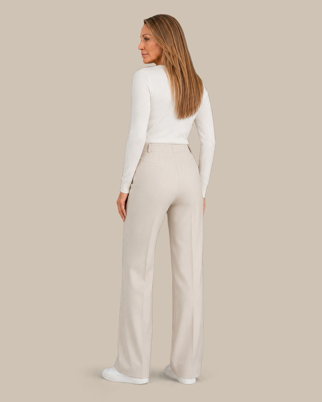 Ragno Abbigliamento Pantaloni wide in tessuto Compact 