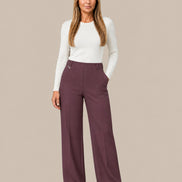 Ragno Abbigliamento Pantaloni wide in tessuto Compact 