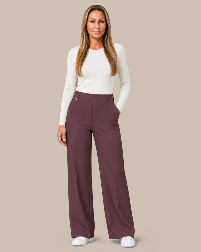 Ragno Abbigliamento Pantaloni wide in tessuto Compact 