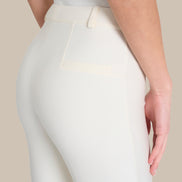 Ragno Abbigliamento Pantaloni cropped flare in tessuto Compact 