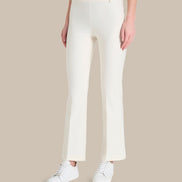 Ragno Abbigliamento Pantaloni cropped flare in tessuto Compact 