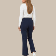 Ragno Abbigliamento Pantaloni cropped flare in tessuto Compact 