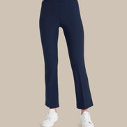 Ragno Abbigliamento Pantaloni cropped flare in tessuto Compact 
