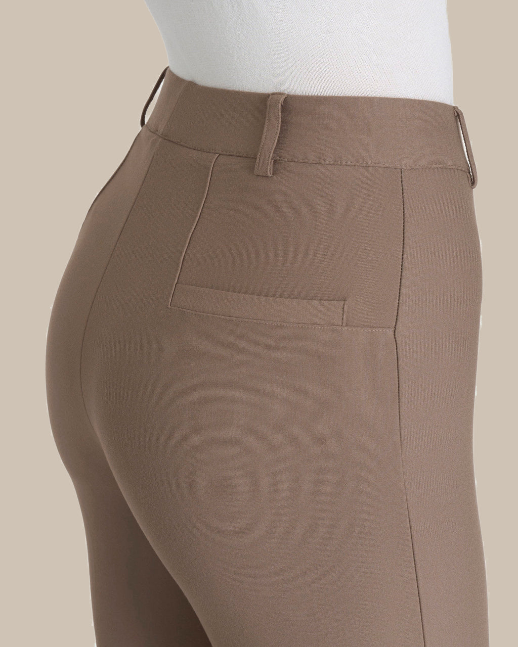 Ragno Abbigliamento Pantaloni cropped flare in tessuto Compact 