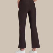 Ragno Abbigliamento Pantaloni cropped flare in tessuto Compact 