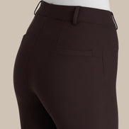 Ragno Abbigliamento Pantaloni cropped flare in tessuto Compact 