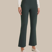 Ragno Abbigliamento Pantaloni cropped flare in tessuto Compact 
