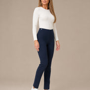 Ragno Abbigliamento Pantaloni a sigaretta con spacchetto 