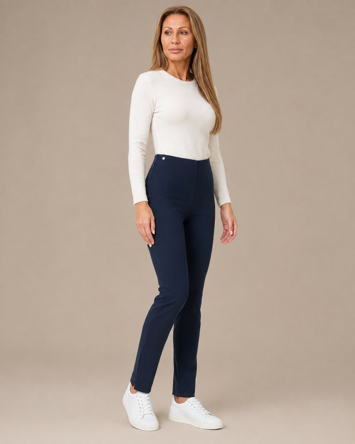 Ragno Abbigliamento Pantaloni a sigaretta con spacchetto 