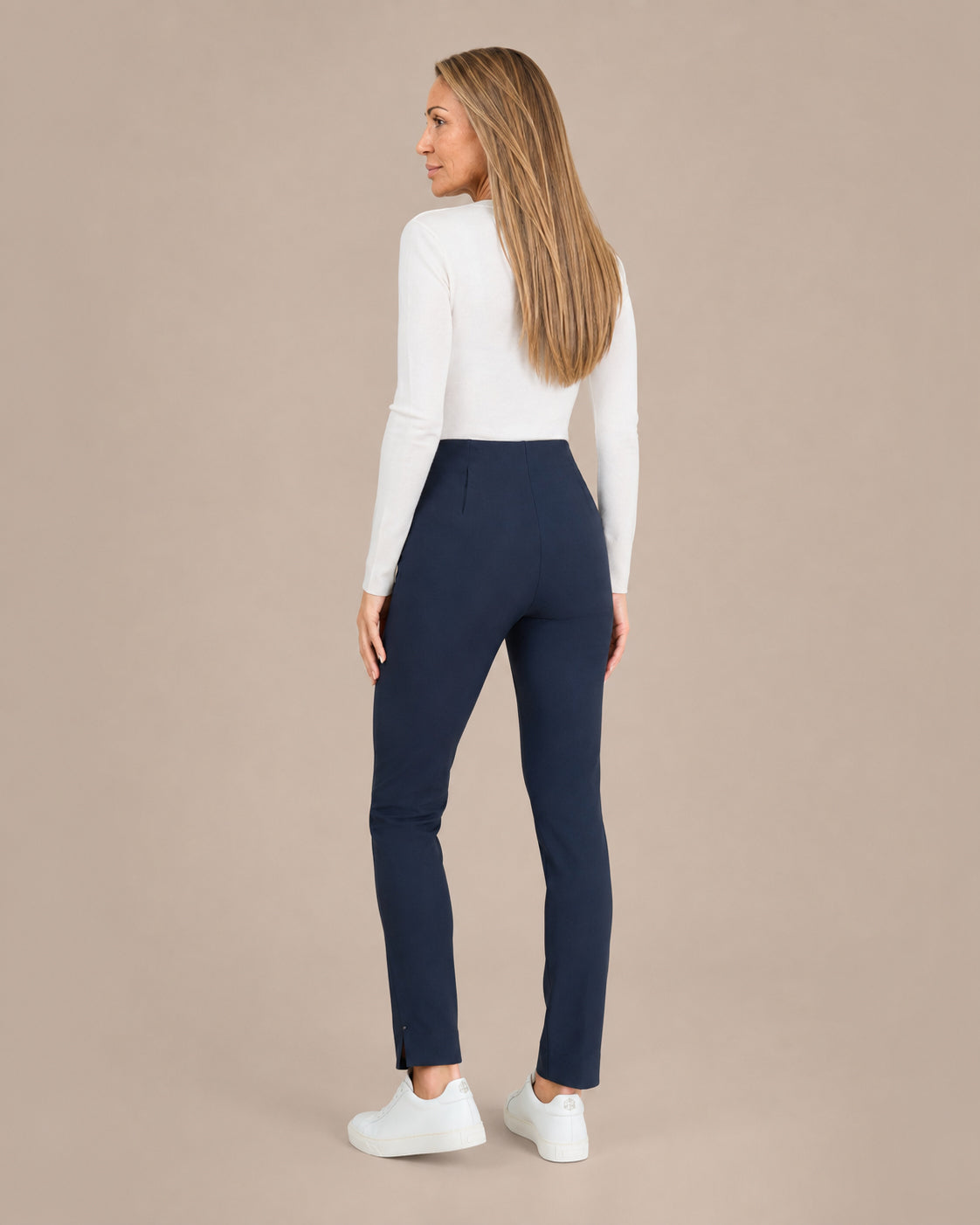 Ragno Abbigliamento Pantaloni a sigaretta con spacchetto 