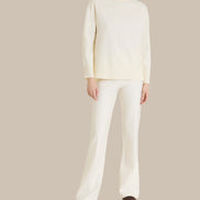 Ragno Abbigliamento Pantalone flare in tessuto Compact 