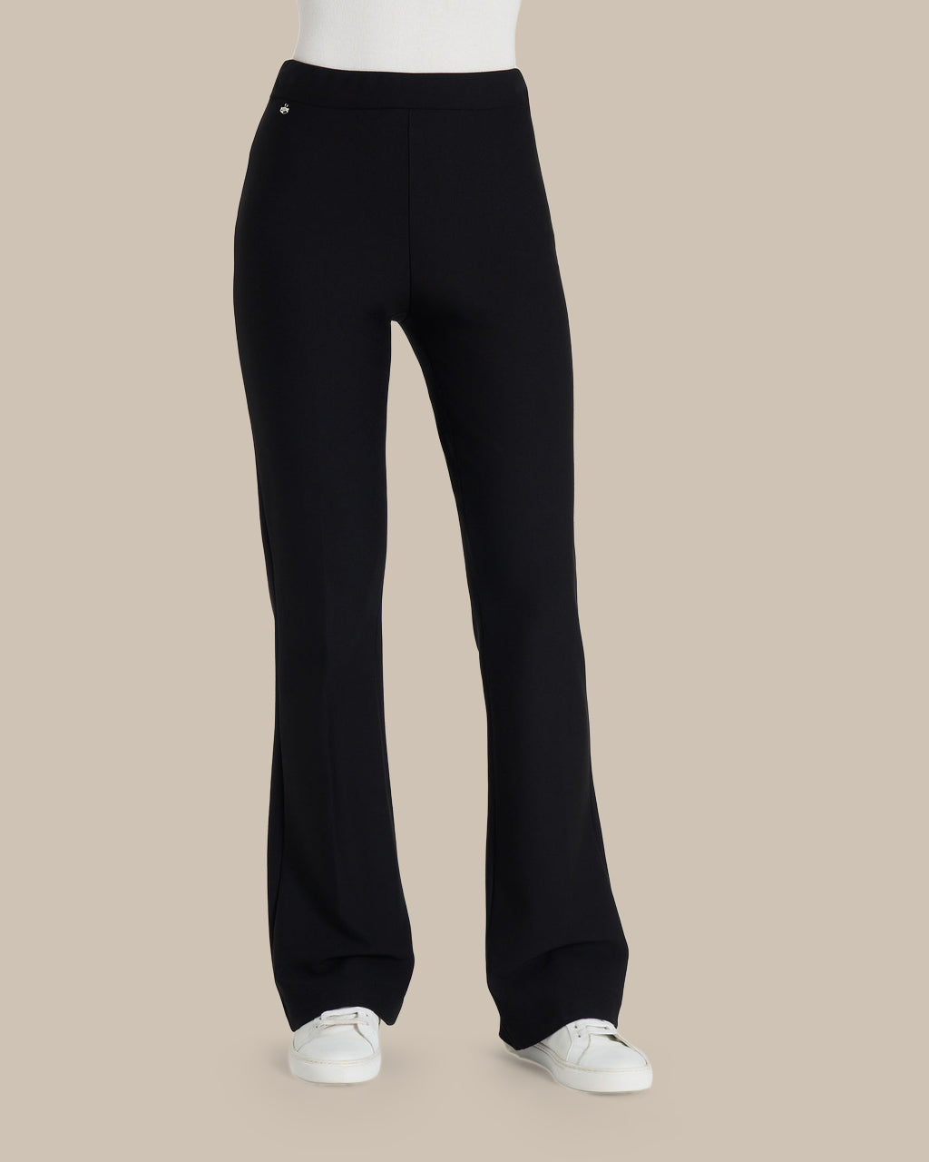 Ragno Abbigliamento Pantalone flare in tessuto Compact 