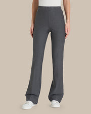 Pantalone flare in tessuto Compact Ragno Ardesia mel