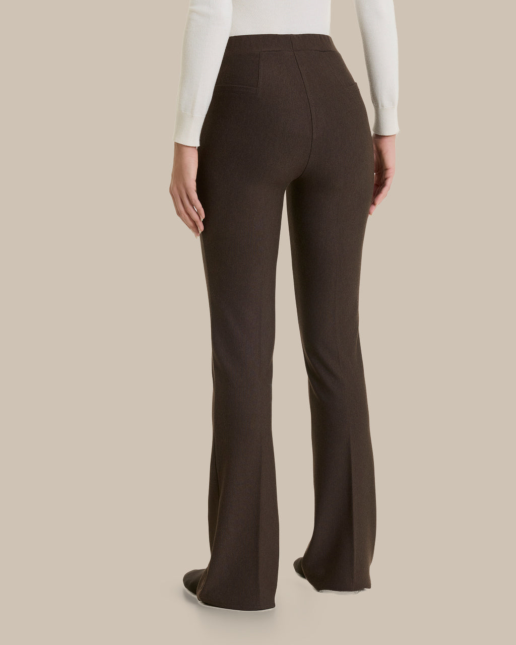Ragno Abbigliamento Pantalone flare in tessuto Compact 