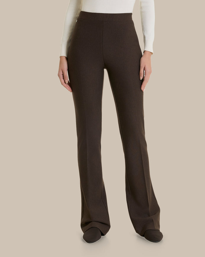 Ragno Abbigliamento Pantalone flare in tessuto Compact 