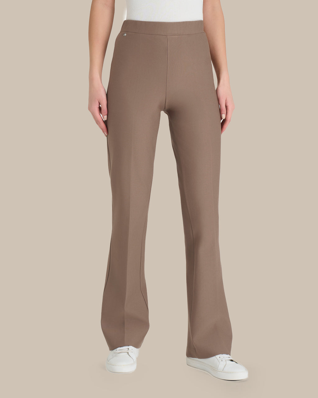 Ragno Abbigliamento Pantalone flare in tessuto Compact 
