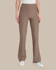 Pantalone flare in tessuto Compact Ragno Pine bark