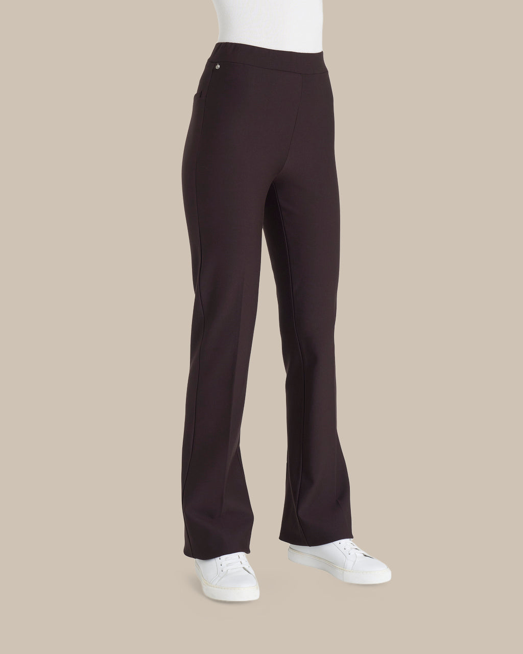 Ragno Abbigliamento Pantalone flare in tessuto Compact 