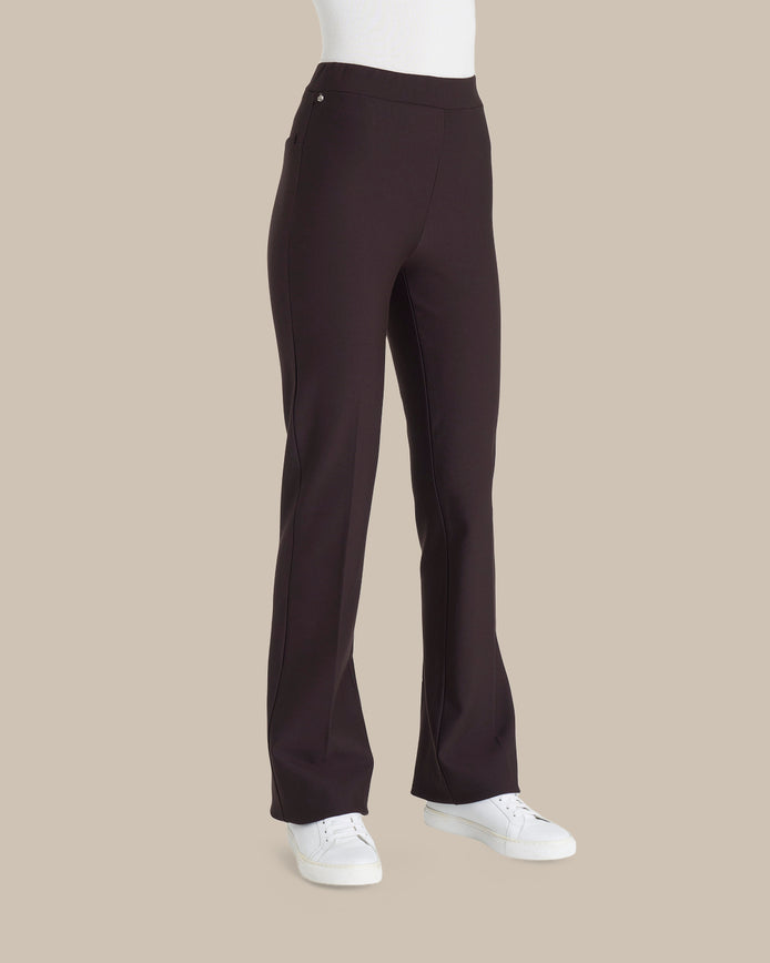Ragno Abbigliamento Pantalone flare in tessuto Compact 