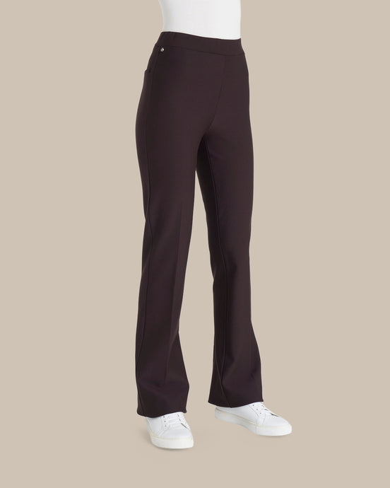 Ragno Abbigliamento Pantalone flare in tessuto Compact 