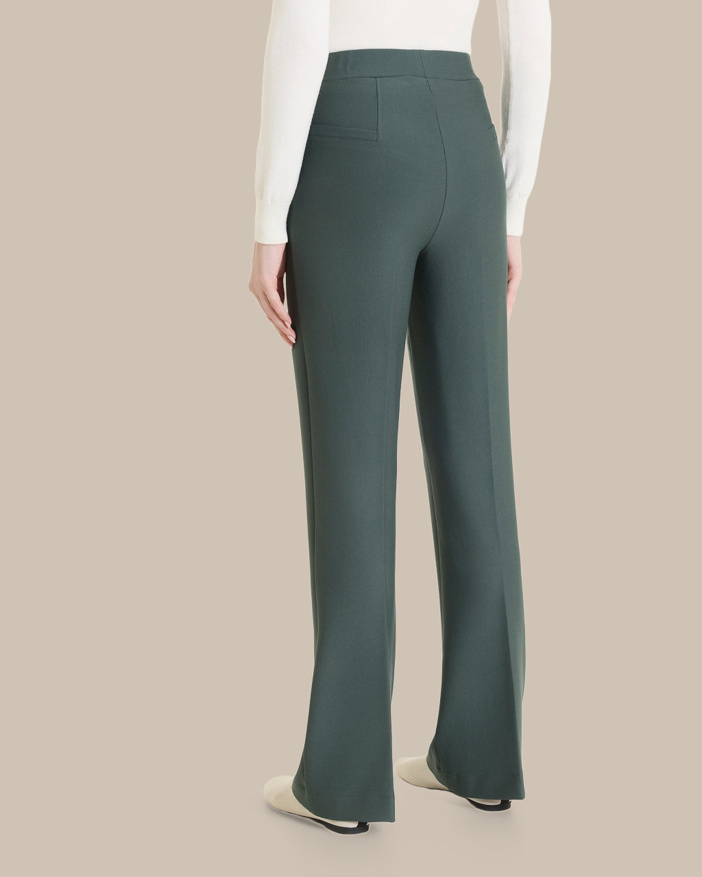 Ragno Abbigliamento Pantalone flare in tessuto Compact 