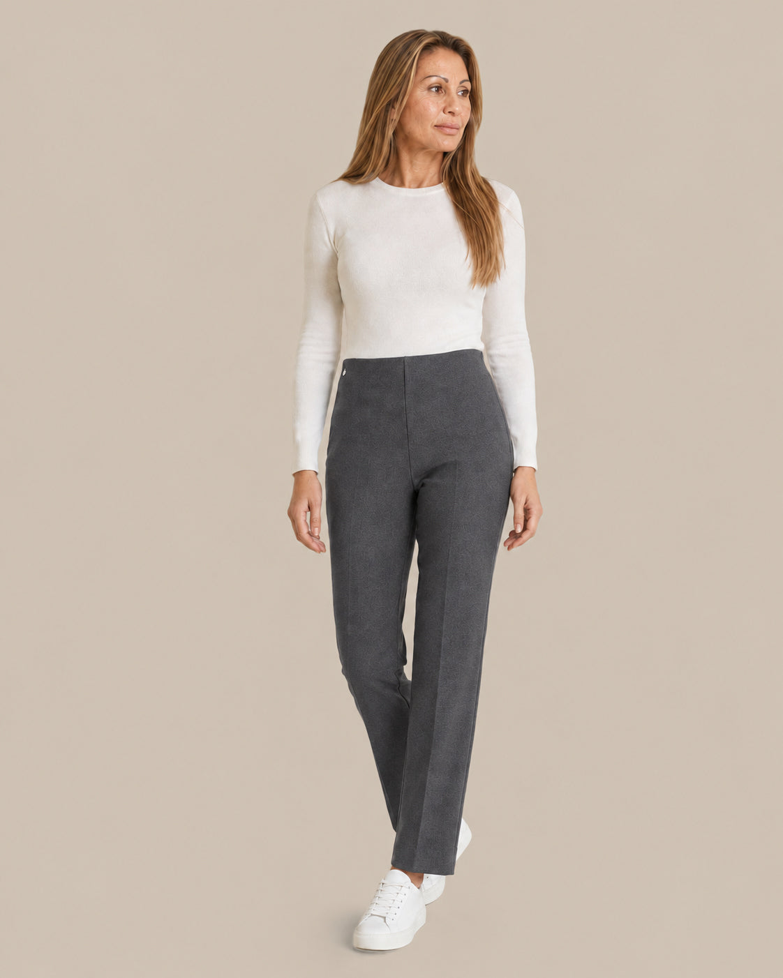 Ragno Abbigliamento Pantaloni straight in tessuto Compact 