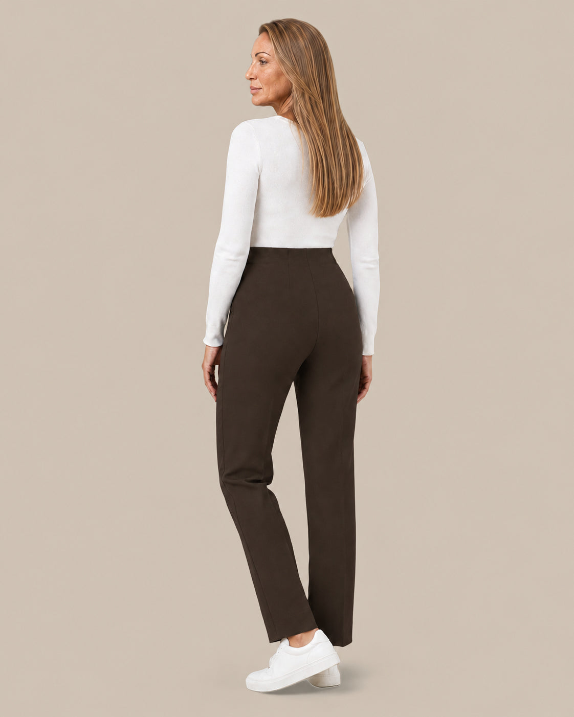 Ragno Abbigliamento Pantaloni straight in tessuto Compact 