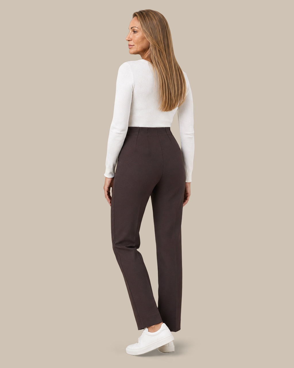 Ragno Abbigliamento Pantaloni straight in tessuto Compact 