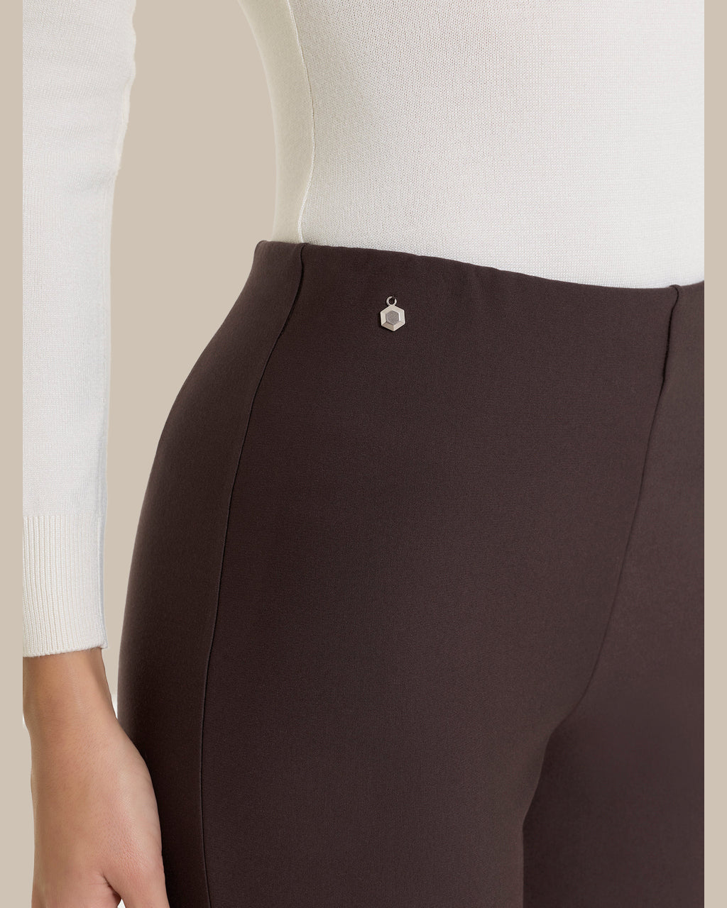 Ragno Abbigliamento Pantaloni straight in tessuto Compact 