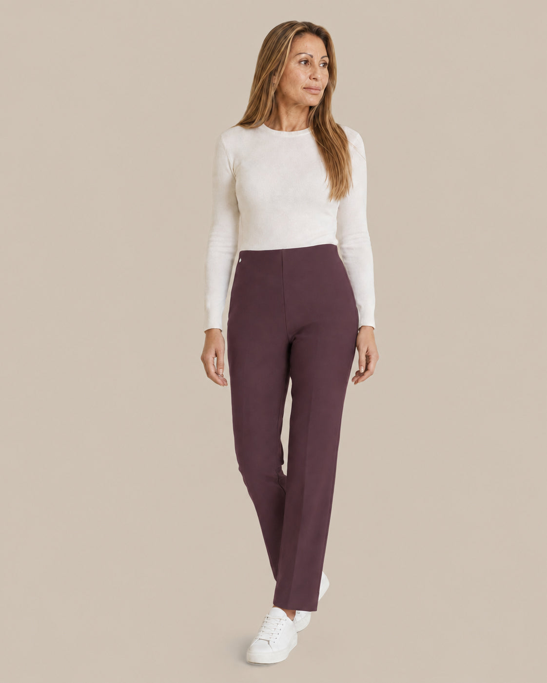 Ragno Abbigliamento Pantaloni straight in tessuto Compact 