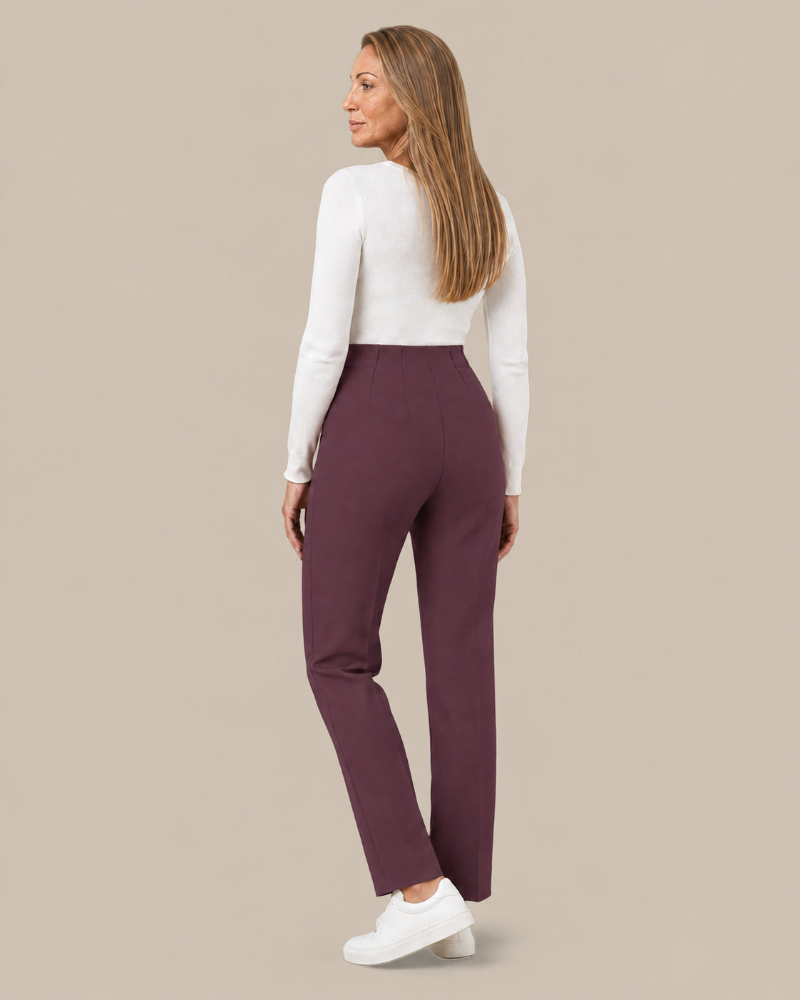 Ragno Abbigliamento Pantaloni straight in tessuto Compact 