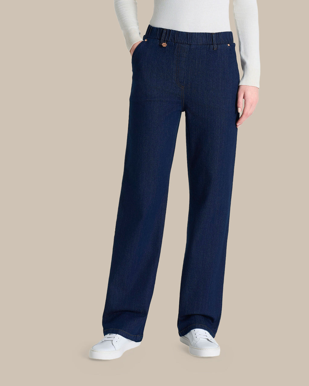 Ragno Abbigliamento Jeans ampi con tasche in 4 Seasons Denim 