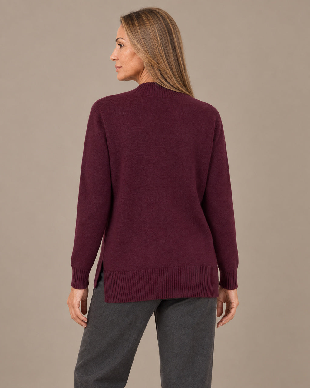 Ragno Abbigliamento Maglia asimmetrica con scollo a V in Super Soft 