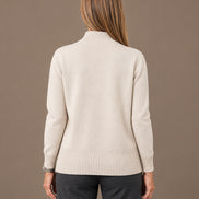 Ragno Abbigliamento Cardigan con zip e collo alto in Super Soft 