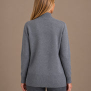 Ragno Abbigliamento Cardigan con zip e collo alto in Super Soft 