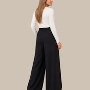 Ragno Abbigliamento Pantaloni palazzo con tasche e pinces 