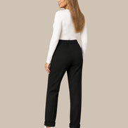 Ragno Abbigliamento Pantaloni dritti con tasche in Flannel Twill 
