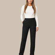 Ragno Abbigliamento Pantaloni dritti con tasche in Flannel Twill 