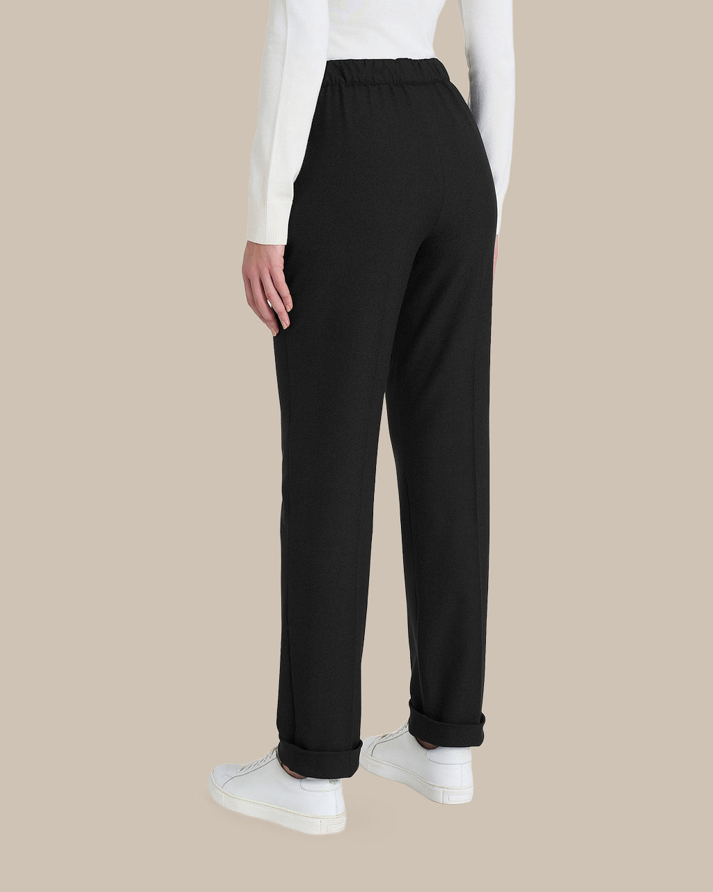 Ragno Abbigliamento Pantaloni dritti con tasche in Flannel Twill 