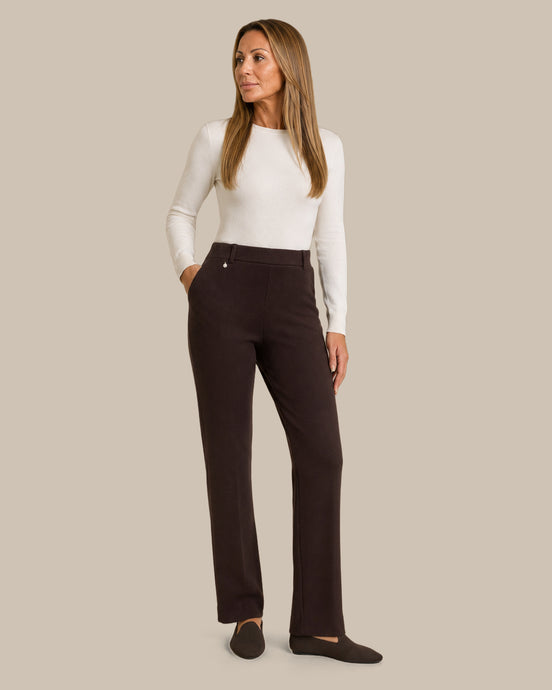 Ragno Abbigliamento Pantalone dritto con tasche in Velvet 