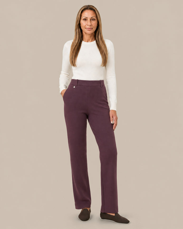 Ragno Abbigliamento Pantalone dritto con tasche in Velvet 