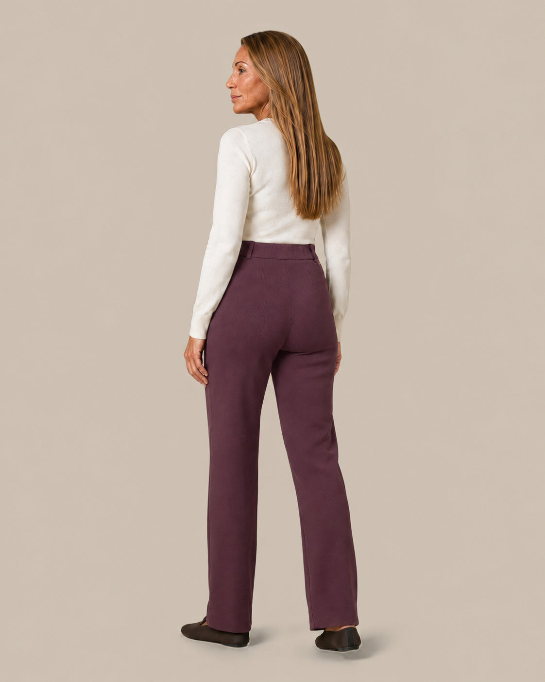 Ragno Abbigliamento Pantalone dritto con tasche in Velvet 