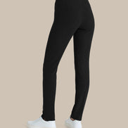 Ragno Abbigliamento Pantalone cigarette in maglia con spacchi 