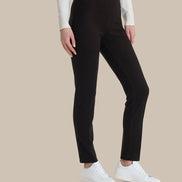 Ragno Abbigliamento Pantalone cigarette in maglia con spacchi 