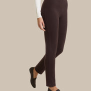 Ragno Abbigliamento Pantalone cigarette in maglia con spacchi 