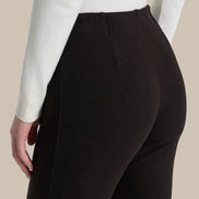 Ragno Abbigliamento Pantalone cigarette in maglia con spacchi 
