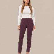 Ragno Abbigliamento Pantalone cigarette in maglia con spacchi 